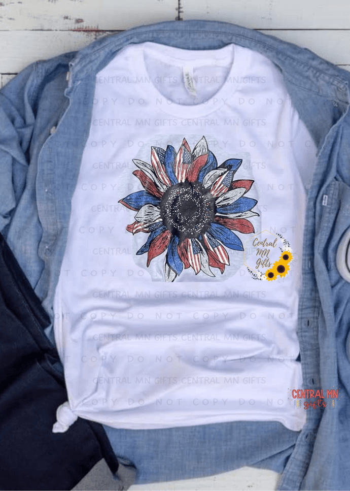 USA Sparkle Sunflower